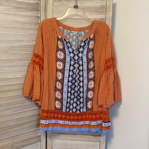 - Crown & Ivy blouse/top. Excellent condition. Smoke free and pet free home